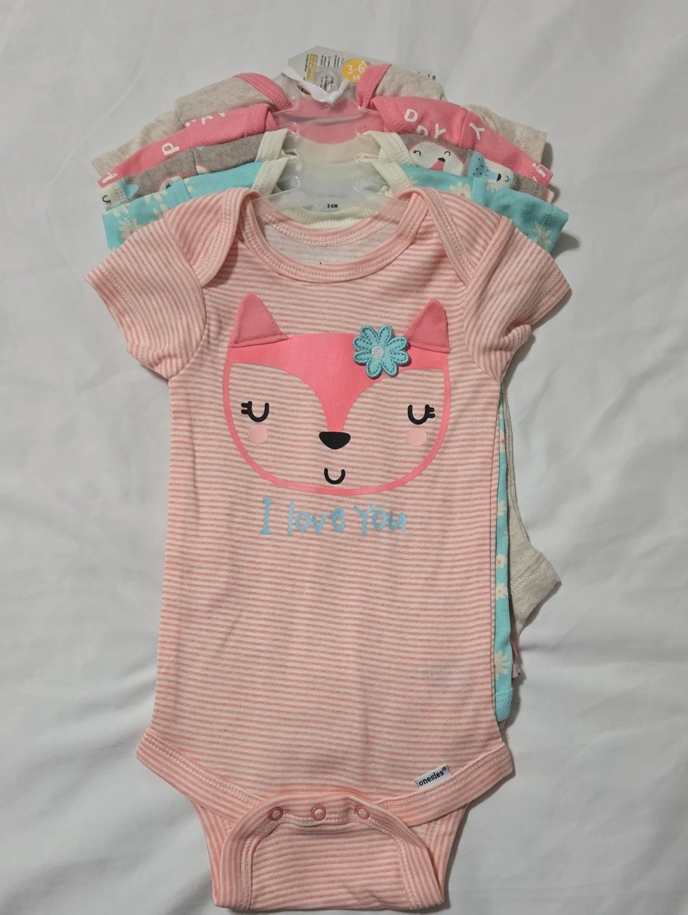 Gerber 5 pack of short sleeve onesies